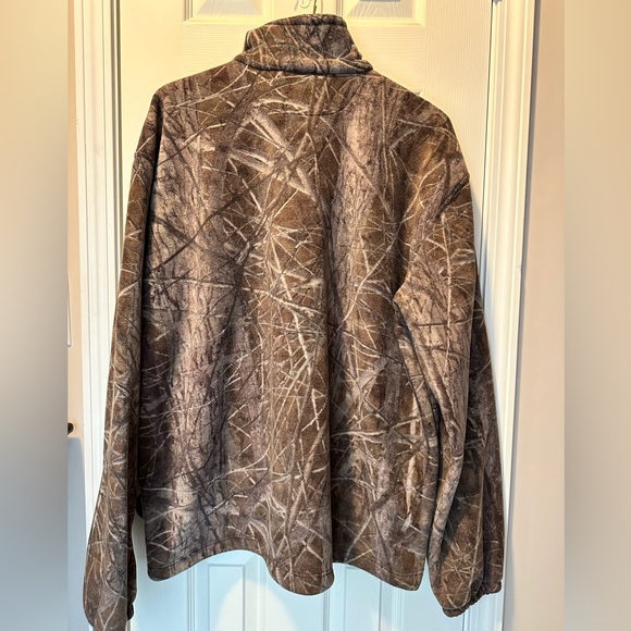Mack’s Prairie Wings MPW Duck Hunting Camo Fleece Pullover NWT XL Tall - Picture 9 of 15